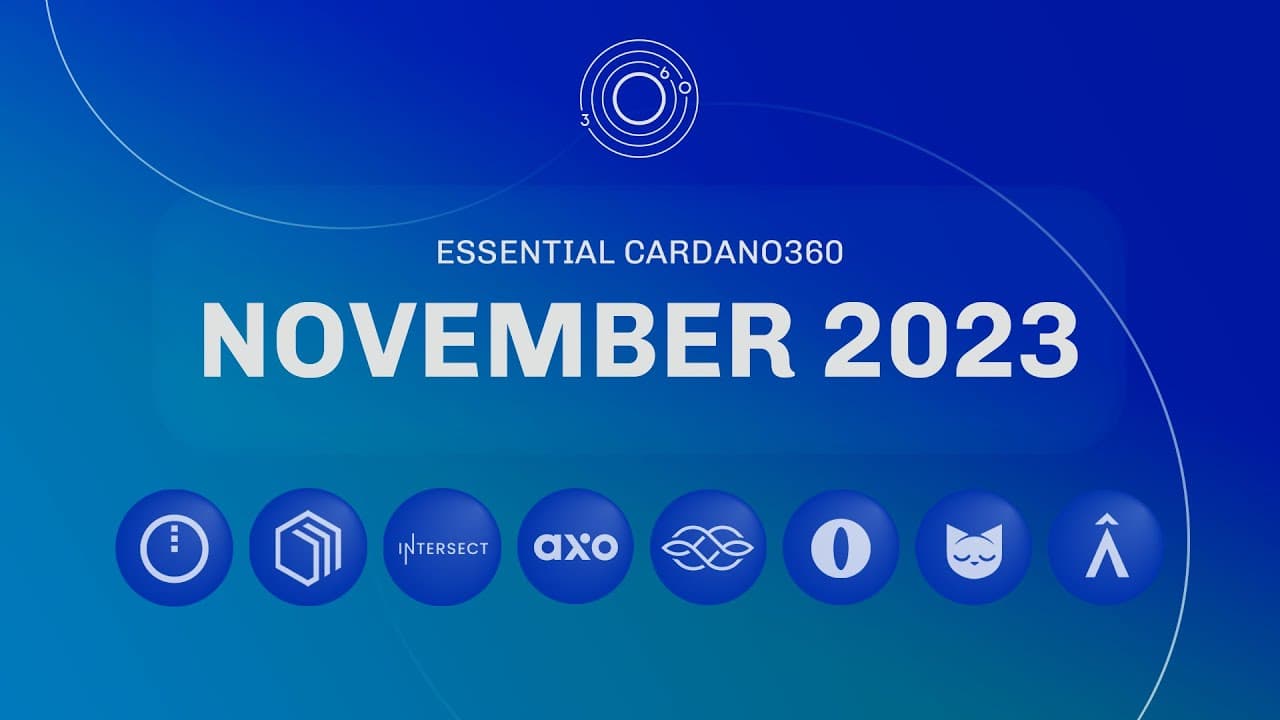 Essential Cardano360 November 2023