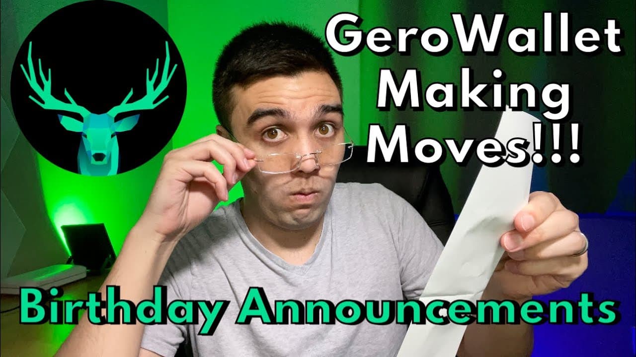 GeroWallet Birthday Announcements