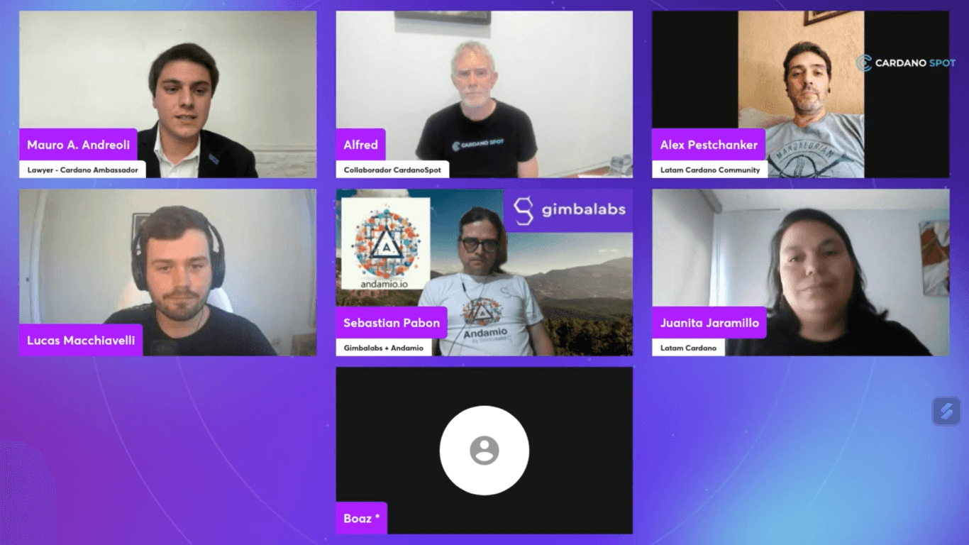 Andamio platform at Cardano Spot's Live Stream