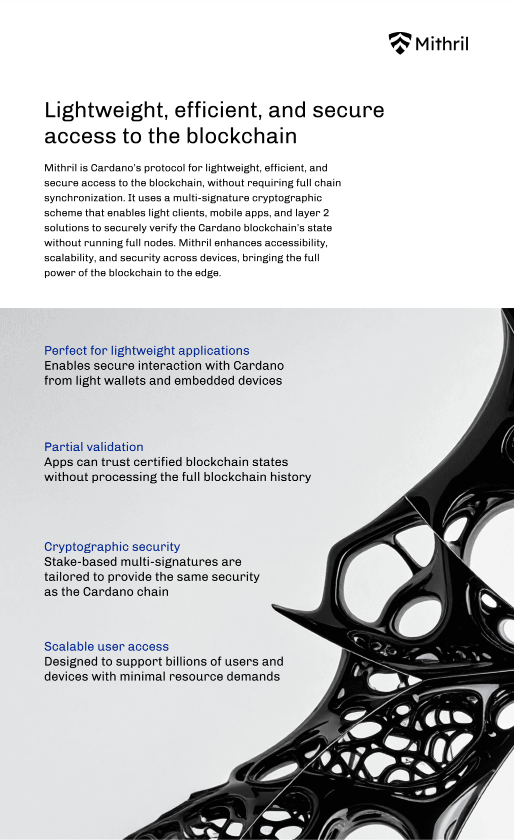 Mithril – powering lightweight, efficient, and secure access to the blockchain