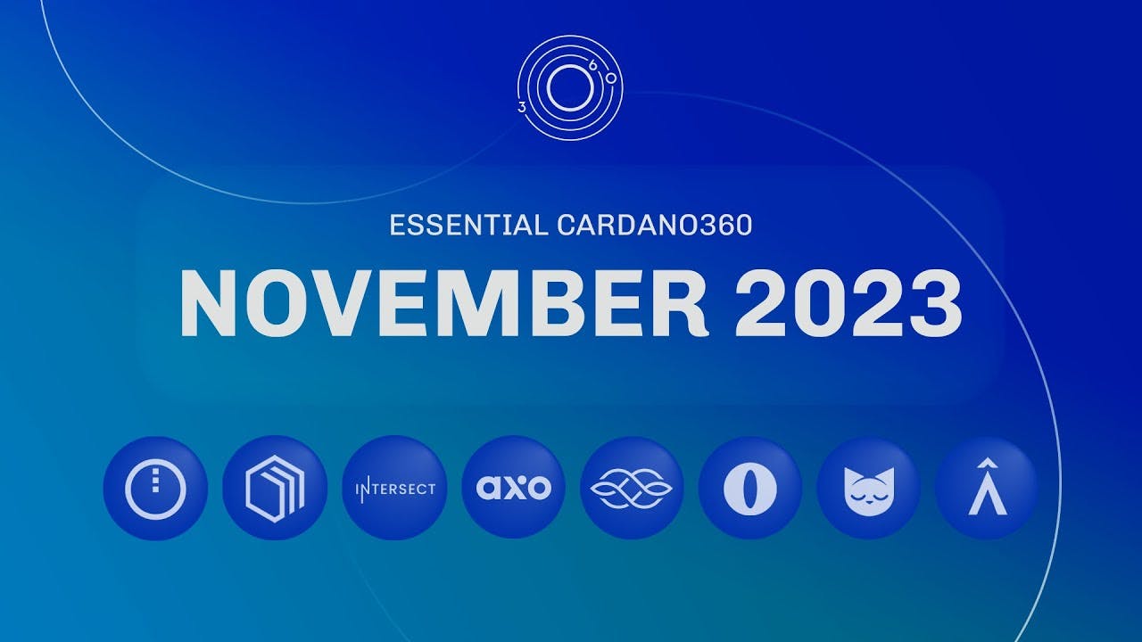 Essential Cardano360 November 2023