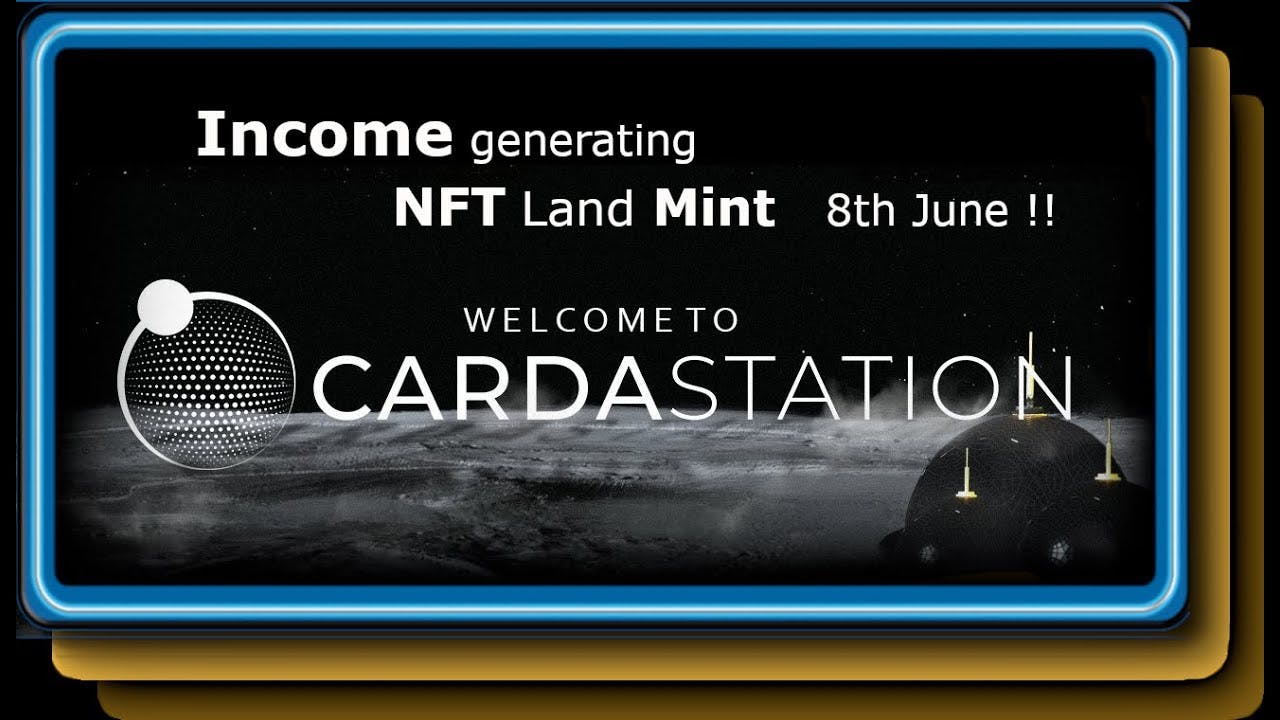 Income generating land NFT Mint - Carda Station