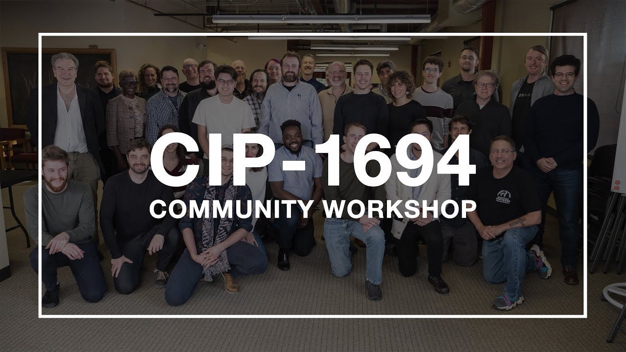 CIP-1694 Community Workshop