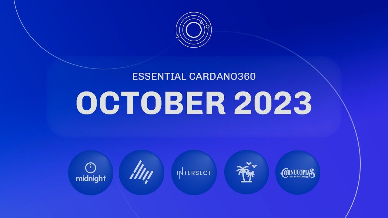Essential Cardano360 October 2023