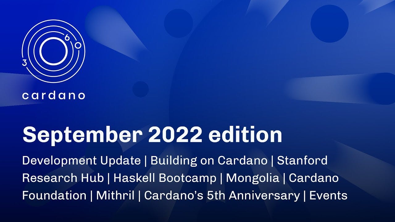 Cardano360 September 2022