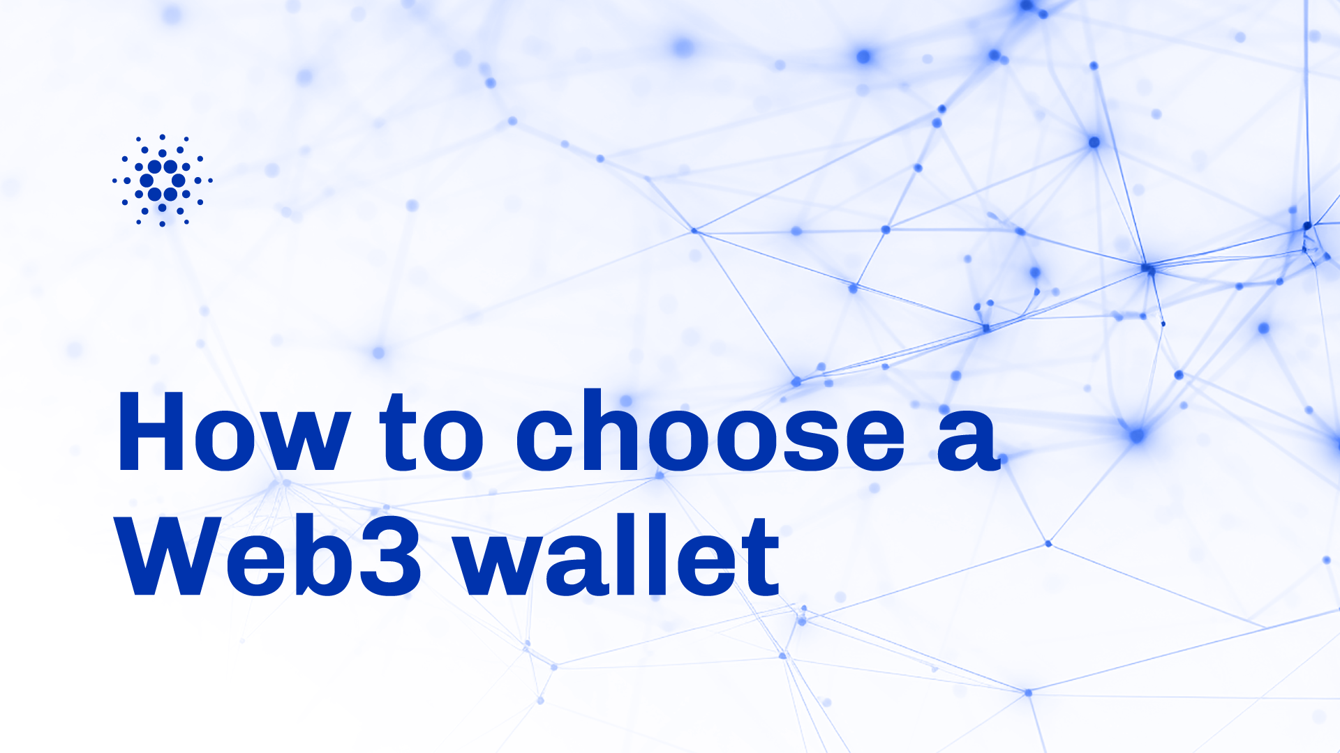 How to choose a Web3 wallet
