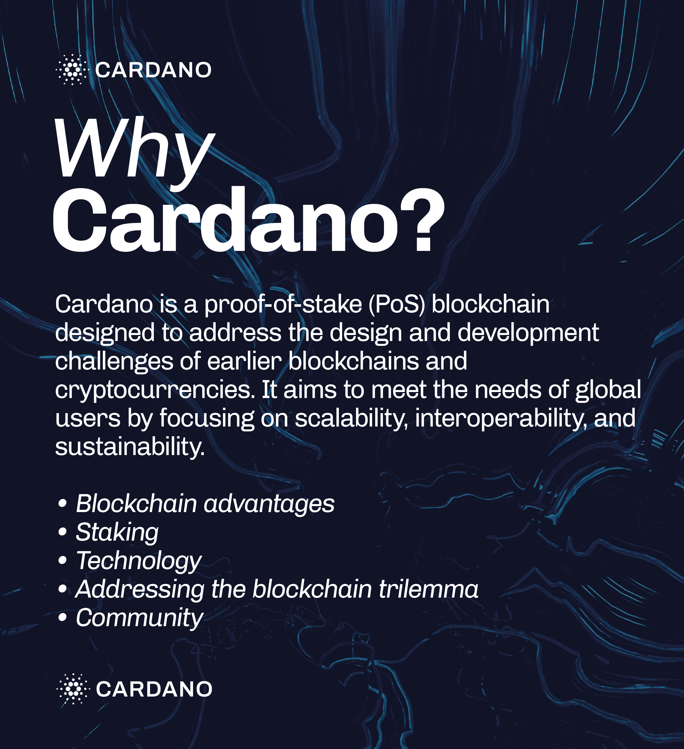 Why Cardano?