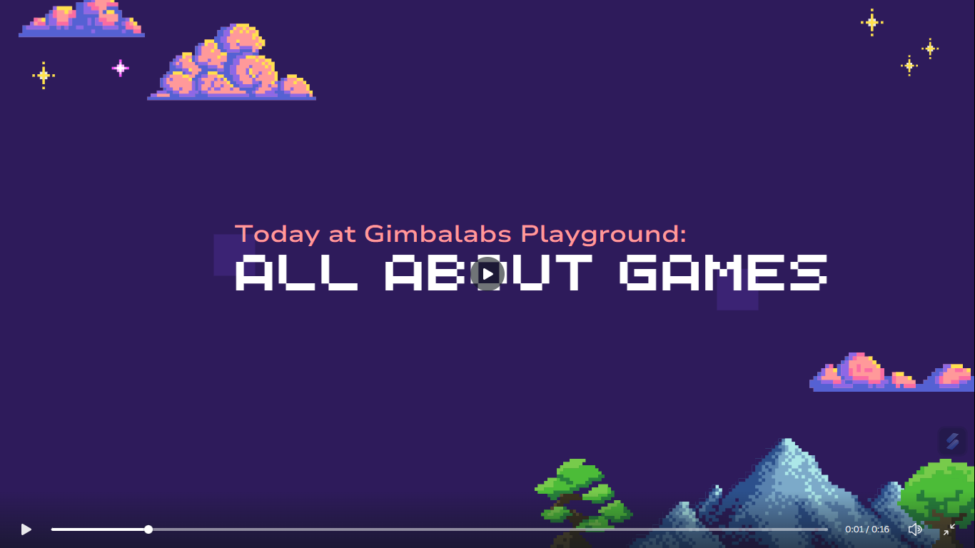 Today at Gimbalabs Playground: all about games!  