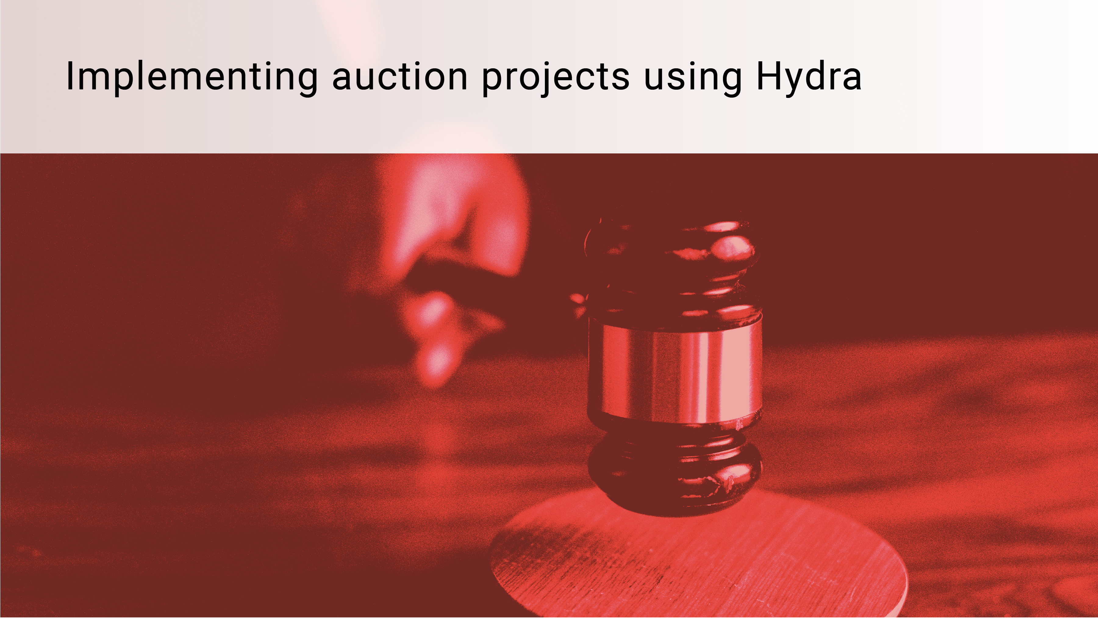 IOG and MLabs cooperate to develop a reference implementation of an auction using Hydra protocols